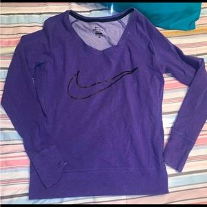Women's Nike DriFit Purple Sweatshirt- size XS - ** NEVER WORN**